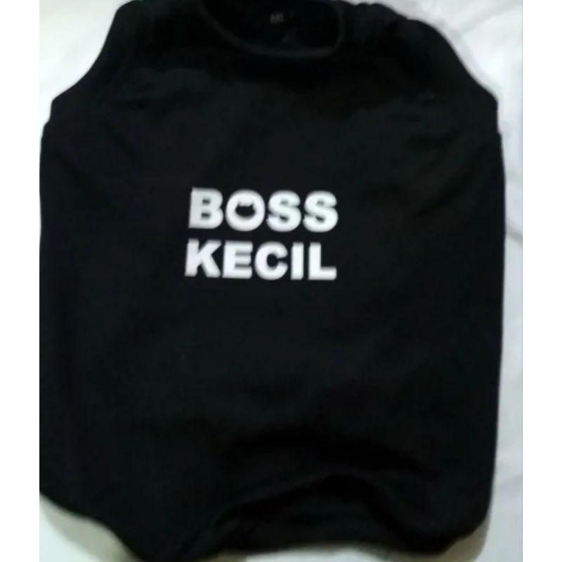 Baju kucing anjing Boss Kecil
