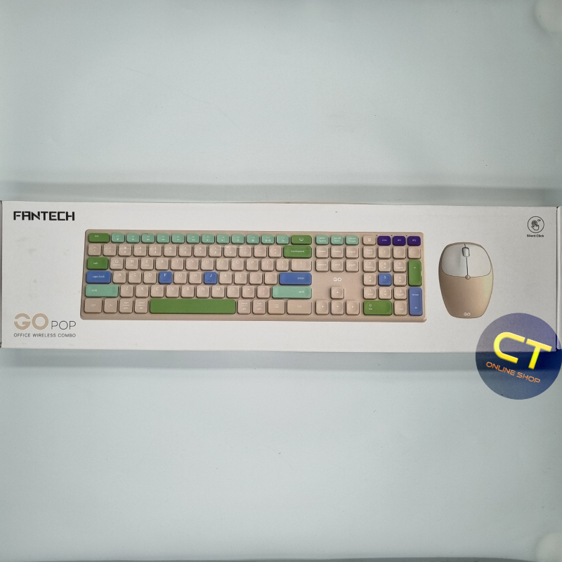 (Ex-Display) FANTECH Keyboard Mouse Combo WK895 WK-895 GO POP Keys Wireless