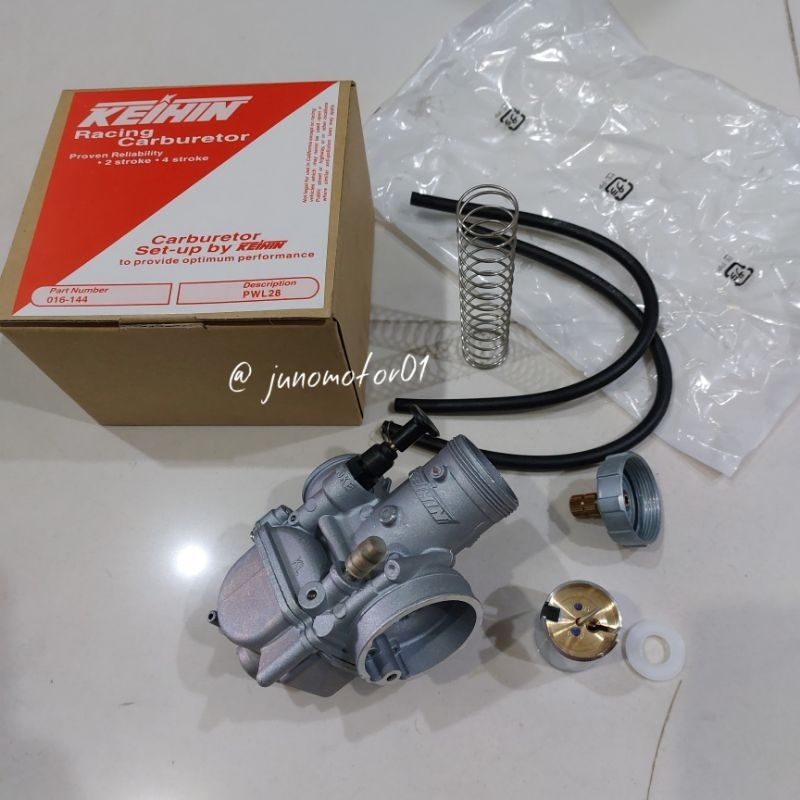 Karburator KEIHIN ninja pwl 28 sekep kuningan anti baret A super