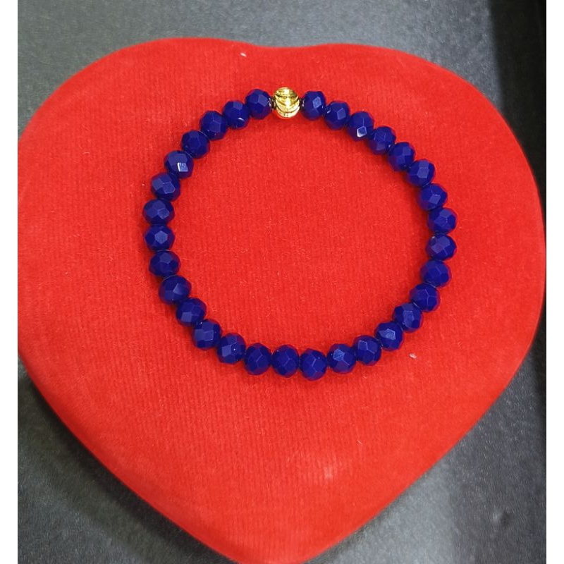 kristal ceko biru tua bola 1