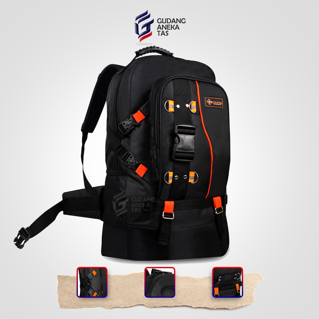 AnekaTas Tas Ransel Pria Carrier SUPER JUMBO Original  Ransel Piknik Tas Punggung Tas Mudik