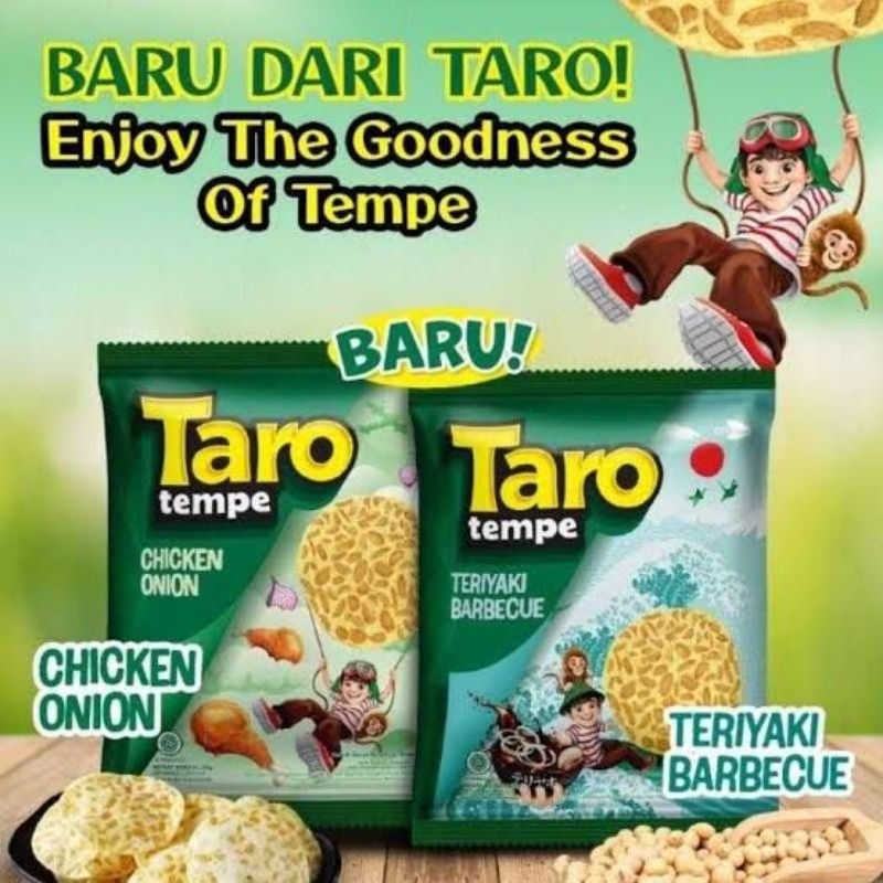 

TARO TEMPE CHICKEN ONION | TERIYAKI BARBEQUE NETTO 55 GR