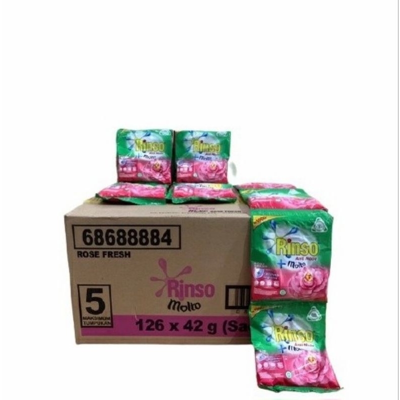 Rinso bubuk + molto anti noda per Dus