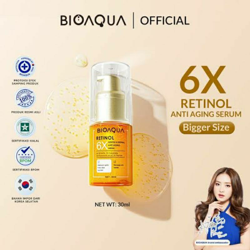 Unny x Bioaqua Retinol 6s Gentle-A Retinol Anti Aging Serum 30ml