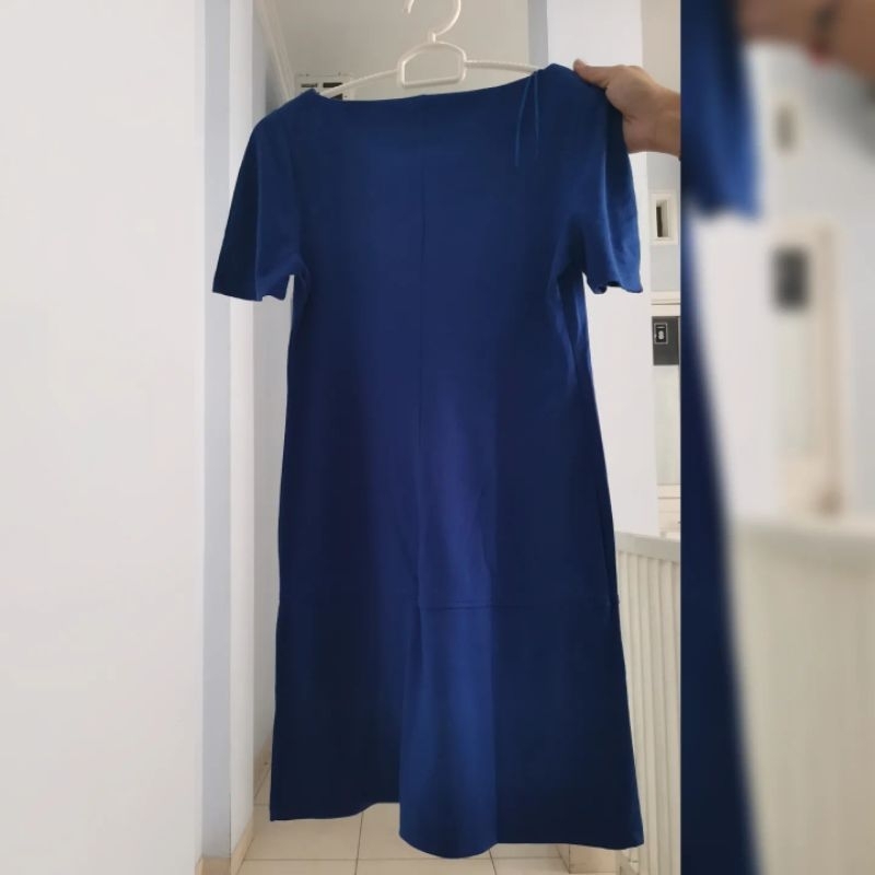 Preloved Dress Mini/Dress Santai/Dress Kaos/Dress Biru Korea