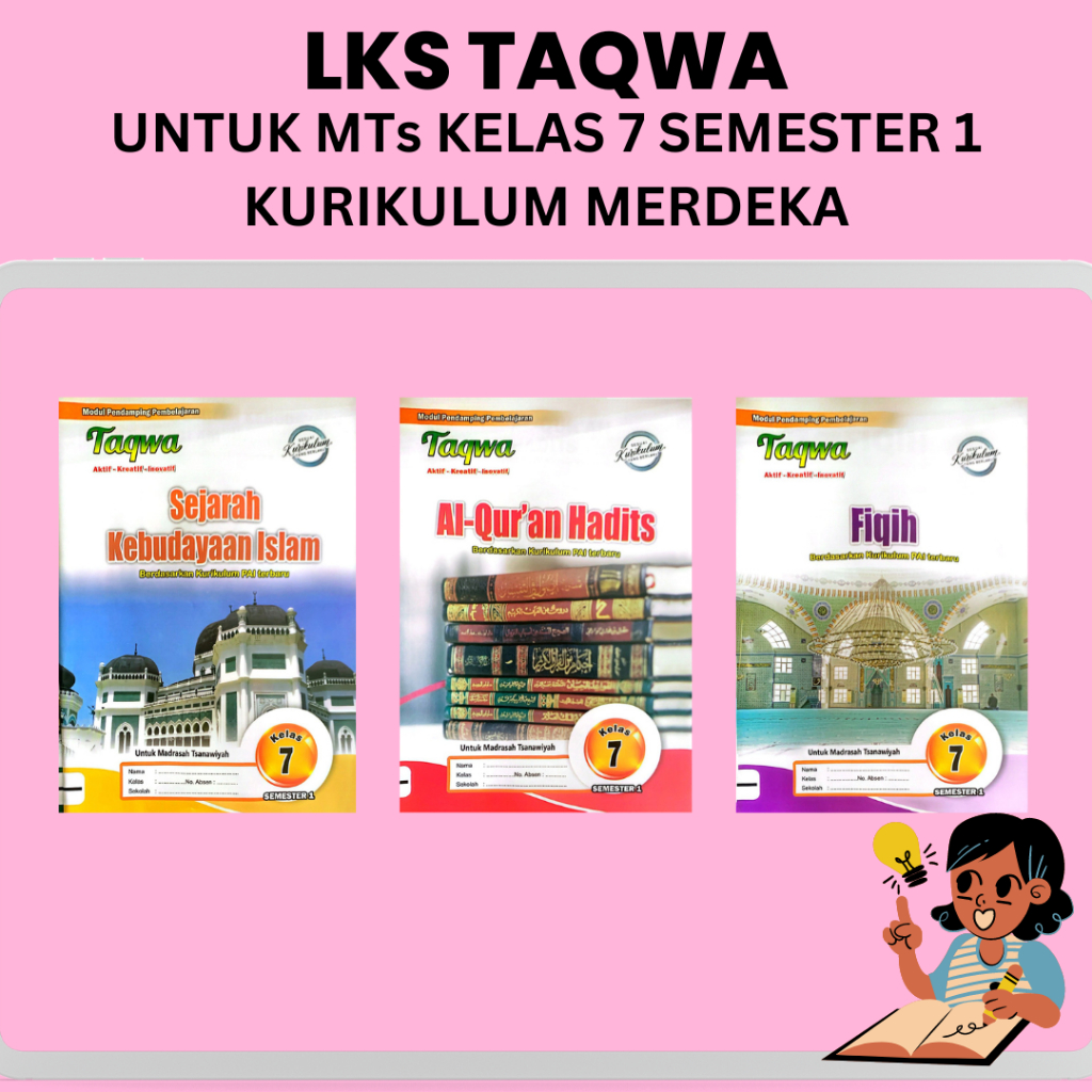 LKS Taqwa untuk MTs Kelas 7 Semester 1 Kurikulum Merdeka