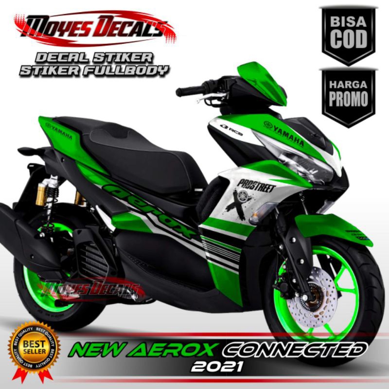 TERBARU DECAL Stiker all New Aerox Connected Full Body //Variasi Prostreet Support 2021