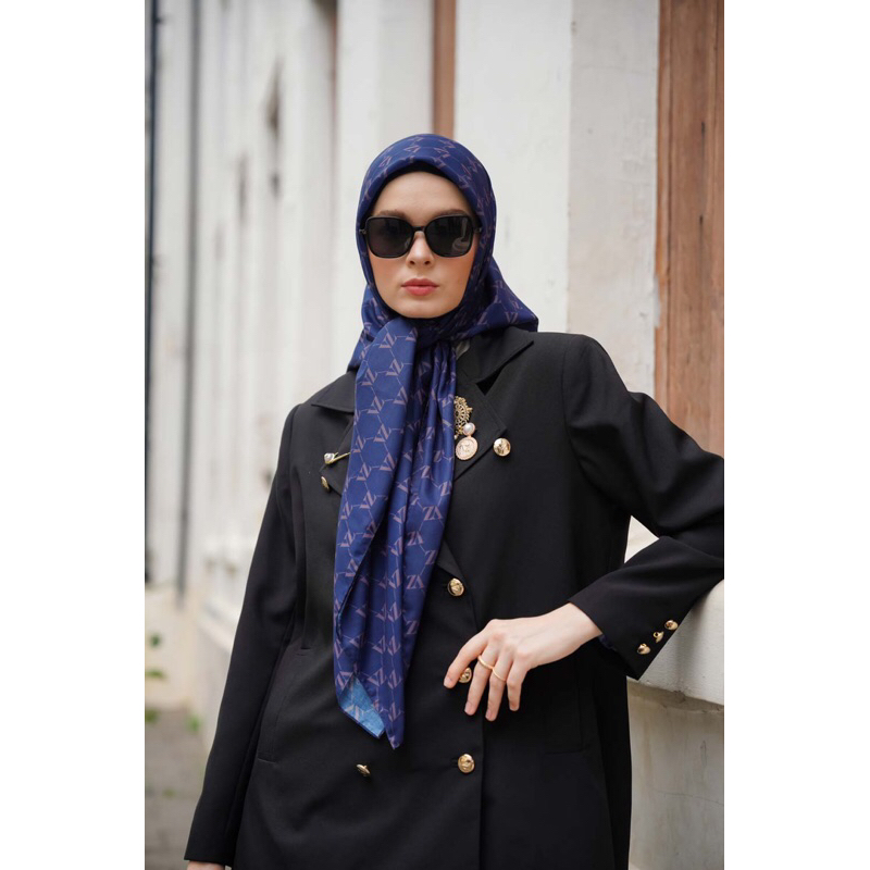 Vivi Zubedi Monogram Voal Scarf