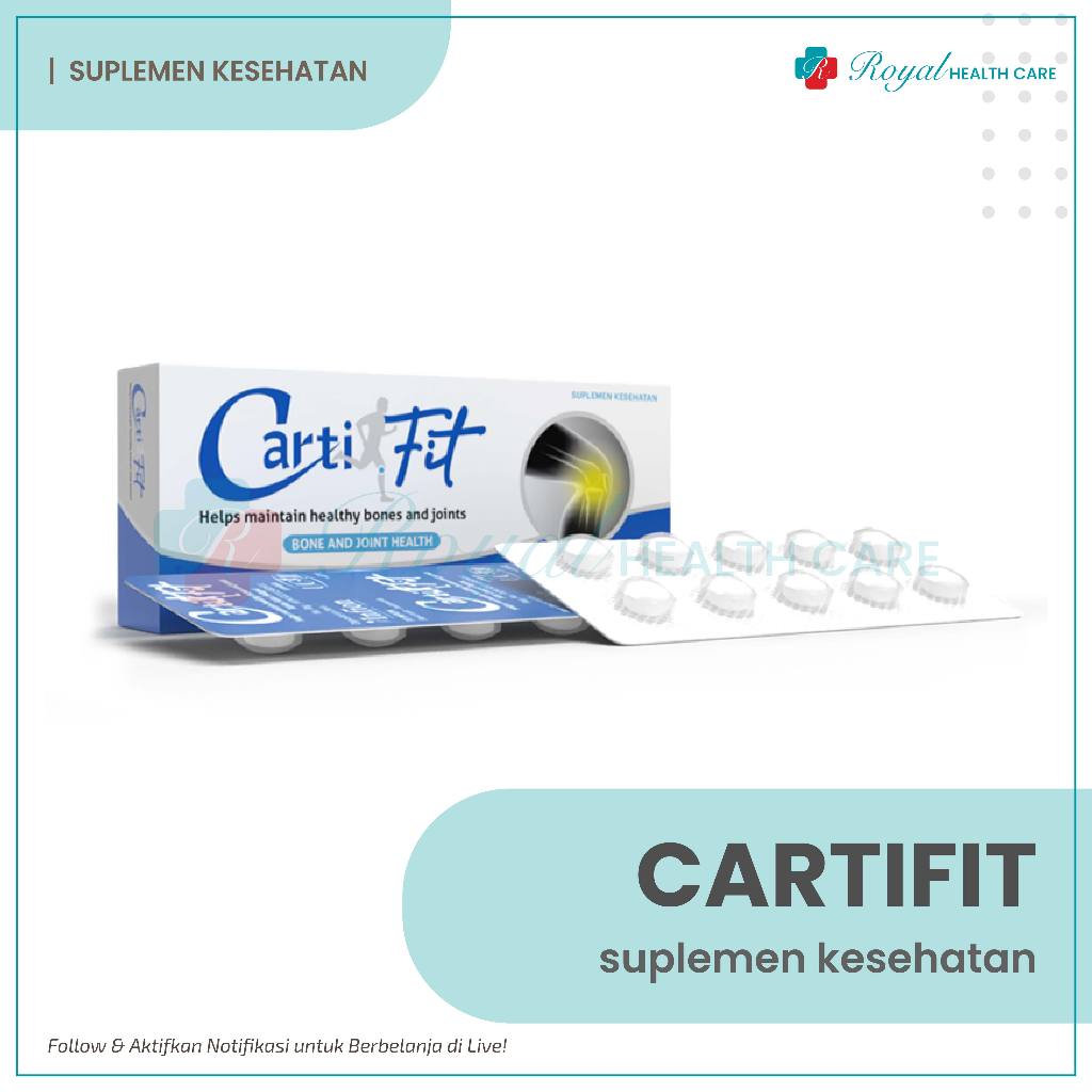 CARTIFIT TABLET [EXPIRED MEI 2025], Membantu Memelihara Kesehatan Tulang