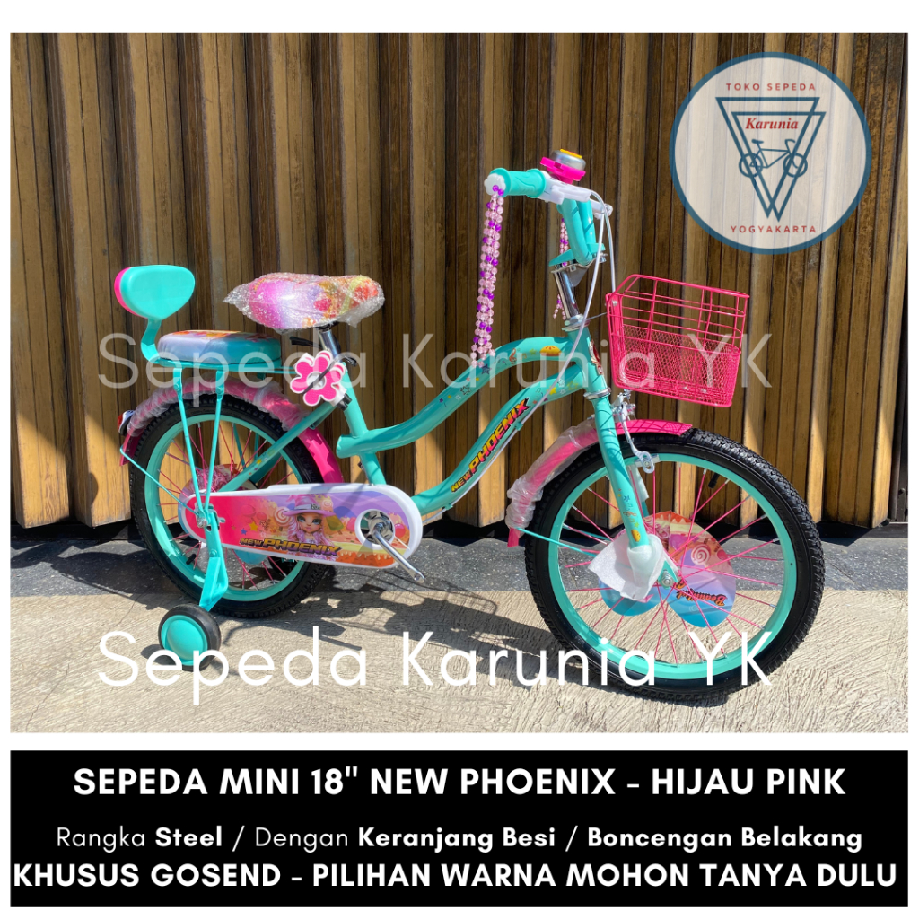 Sepeda Anak Mini 18" Inch NEW PHOENIX [Khusus INSTANT - Jogja]
