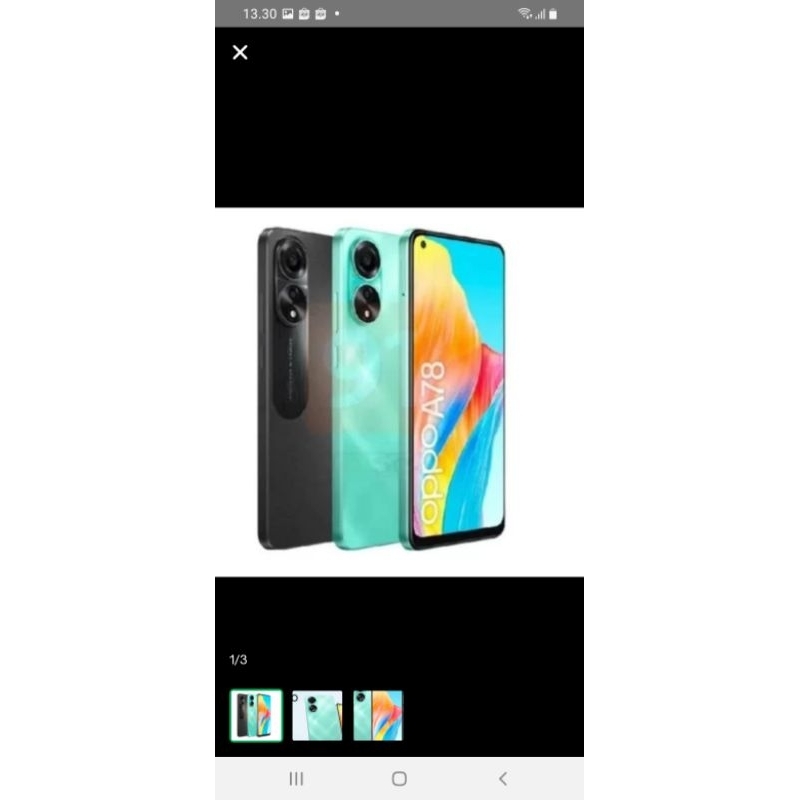Oppo A78 4G 8/356gb resmi