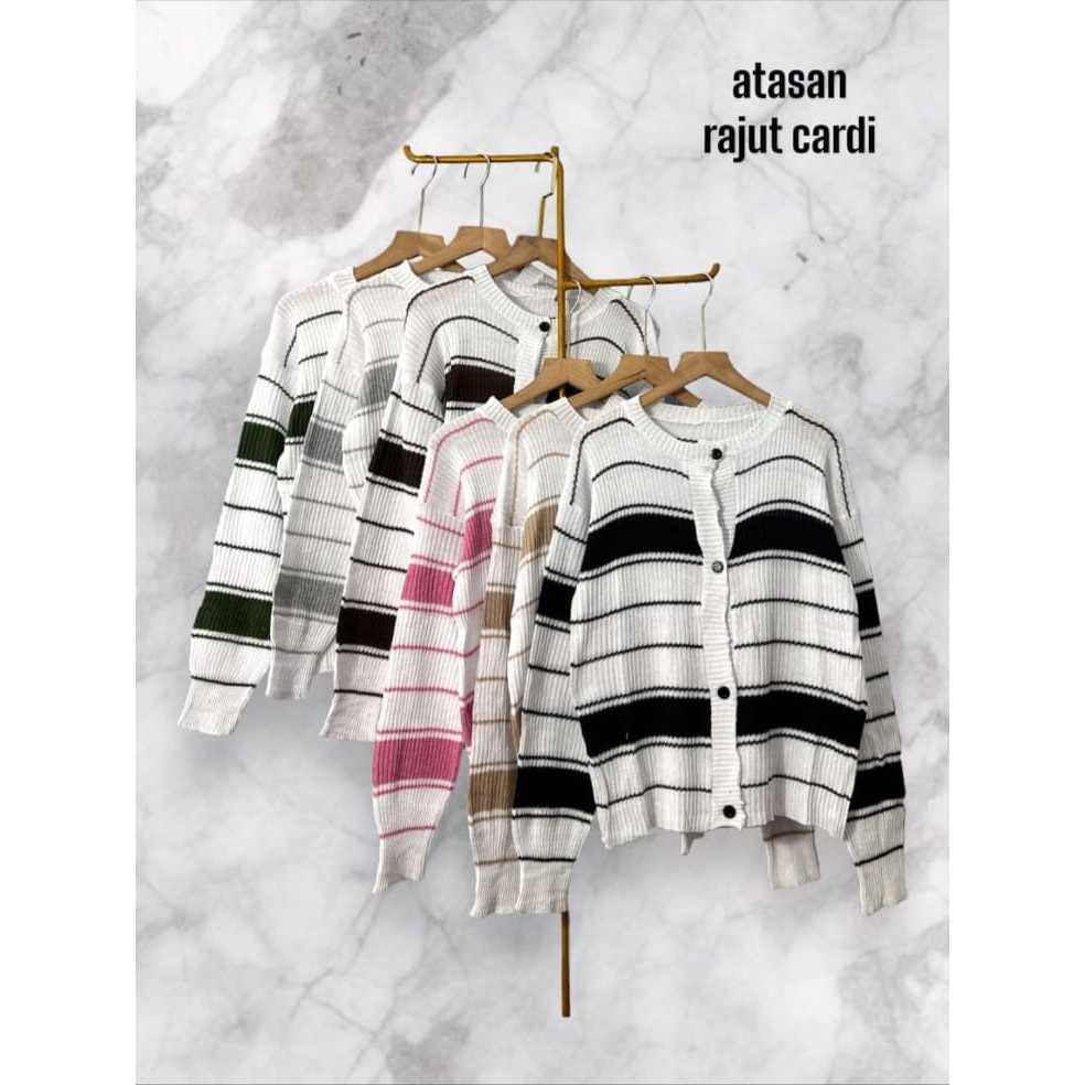 PAKET 3 PCS CARDIGAN RAJUT KANCING WANITA TERKINI DAN 1 PCS CARDIGAN RAJUT