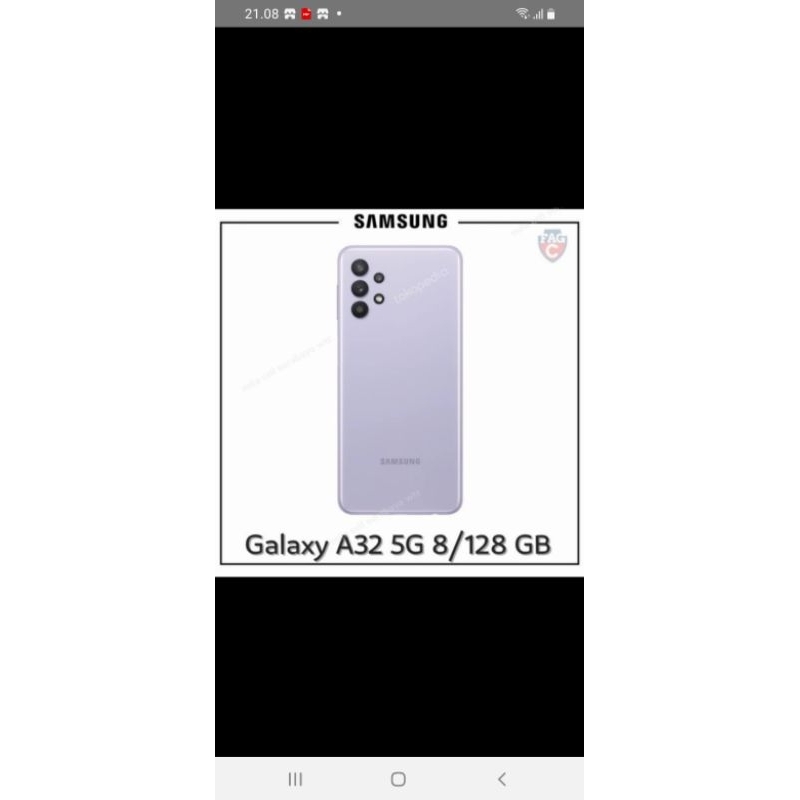 Samsung A32 5G 8/128gb resmi