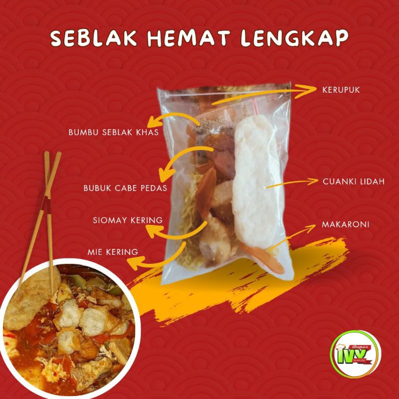 

NEW!!!! SEBLAK INSTANT HEMAT LENGKAP
