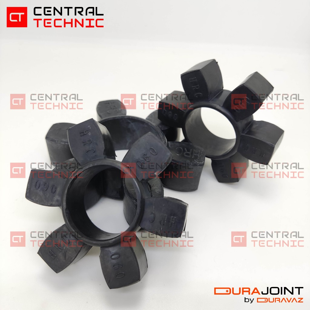 KARET COUPLING / RUBBER COUPLING ROTEX / ELEMENT COUPLING HRC 90 DURAJOINT BY DURAVAZ