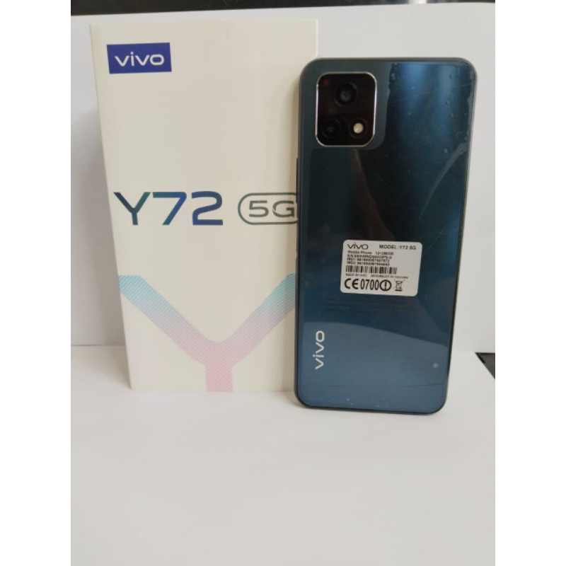 HP VIVO Y72 RAM 12/256GB 5G  FULLSET BERGARANSI 12 BULAN