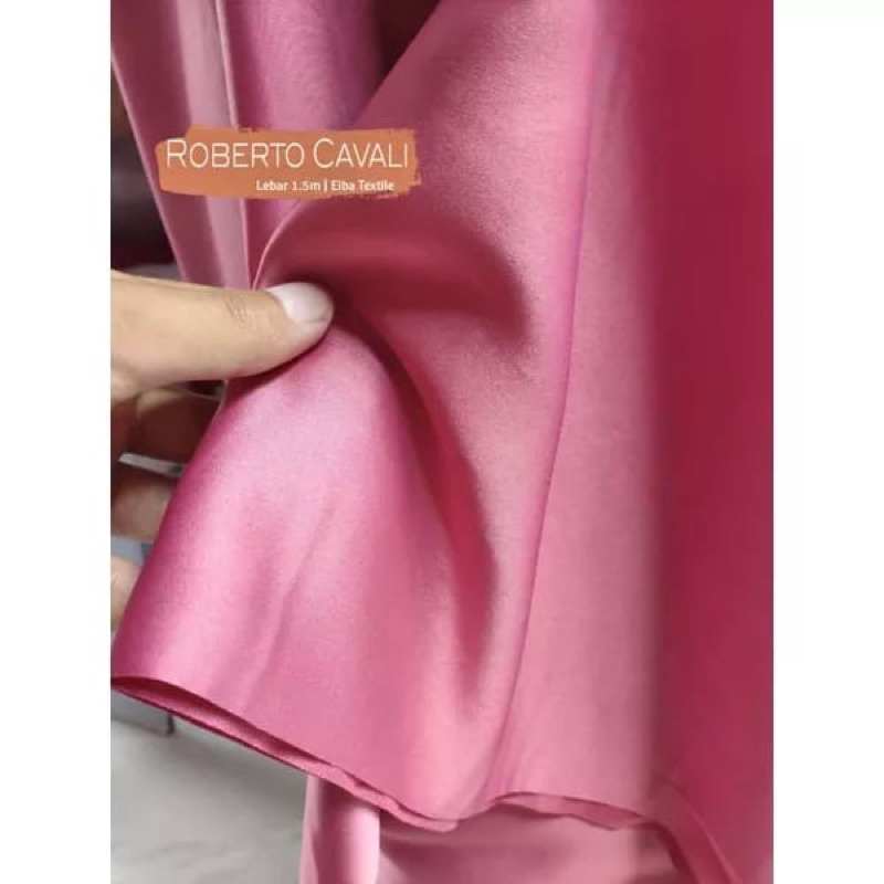 JUAL KAIN ROBERTO CAVALI | SATIN ROBERTO | SATIN BAGUS