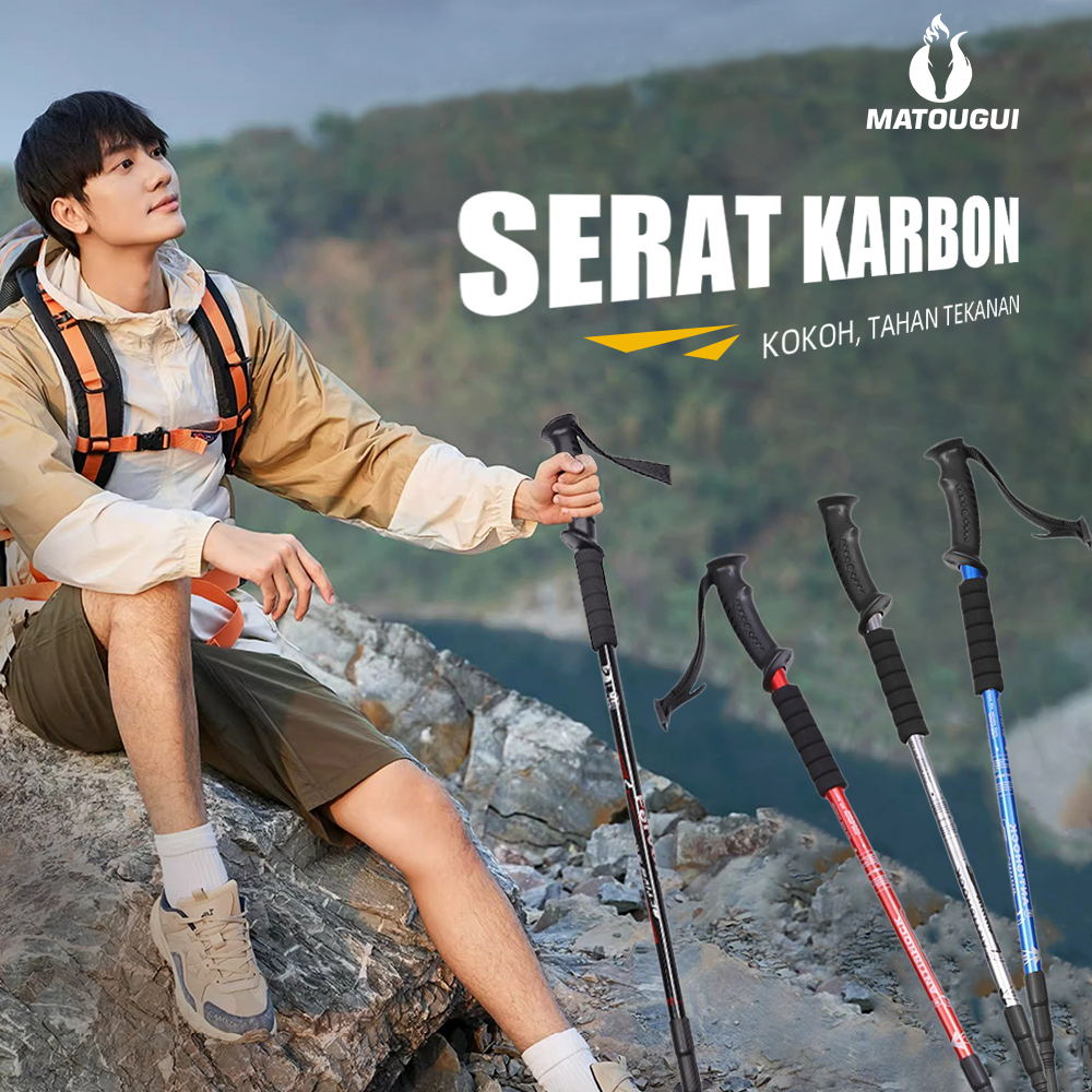 TERLARIS matougui Tongkat trekking/Tongkat Gunung/tracking poo/tongkat trekking/tongkat gunung-1