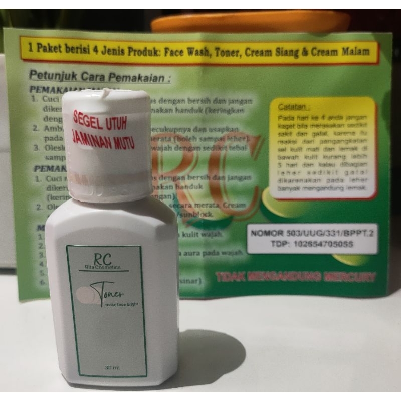 TONER CREAM RC