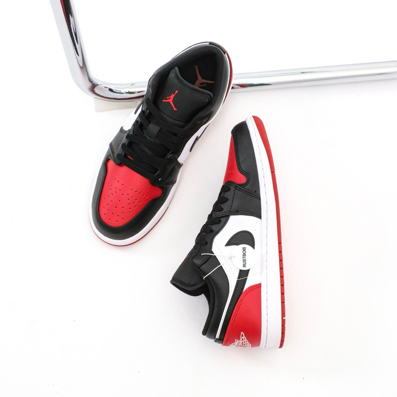 Nike Air Jordan 1 Low Bred Toe 2.0