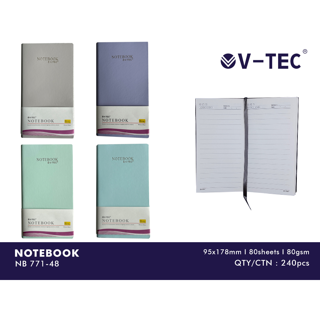 

Notebook / Buku Tulis NB 771-48 V-TEC