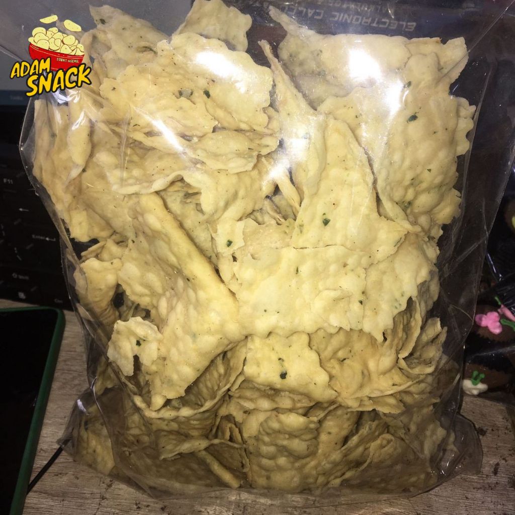 

KERIPIK PANGSIT BAWANG JERUK 190GR, 1/2 KG DAN BAL ISI 5 KG / CRISPY COD DAN SAMEDAY