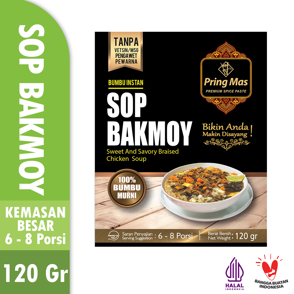 

Tchome Bumbu Makanan Instant Pringmas 25gr 45gr 120gr Bumbu Bumbu Sop Ayam Bakmoy bumbu masak enak