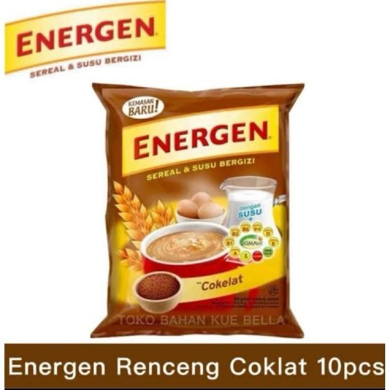 

ENERGEN COKLAT 34gram RENTENG ISI 10PCS