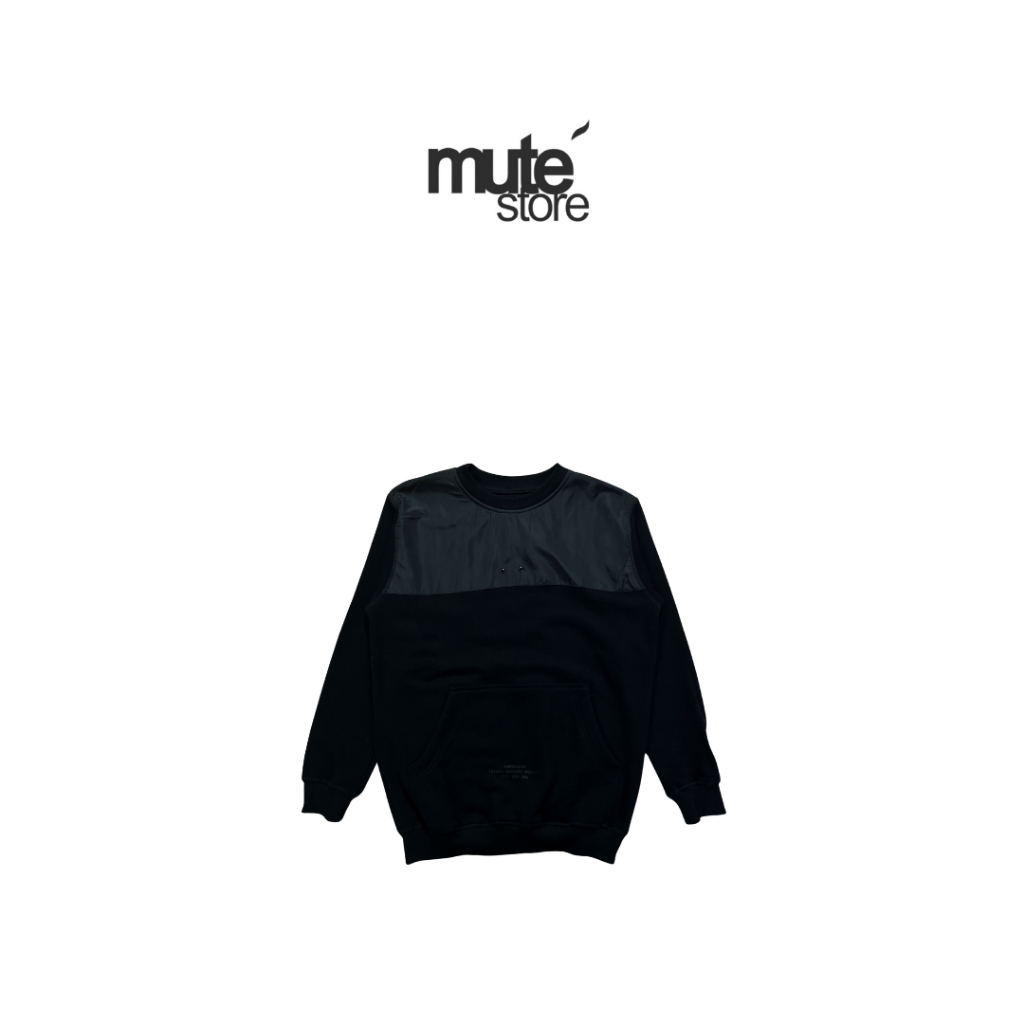 Mute Store PKU SYMPHONIC Crewneck - CREWNECK SLIDE BLACK