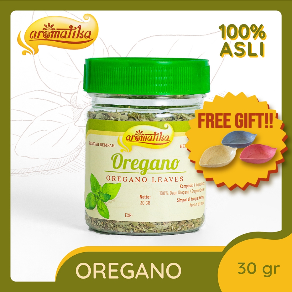 

[Gratis Tempat Sambal Cantik] Oregano Aromatika (100% asli): Bubuk Oregano Wangi dan Kaya Rasa