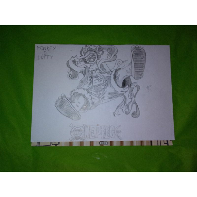 

Sketsa gambar luffy gear 5 anime one piece