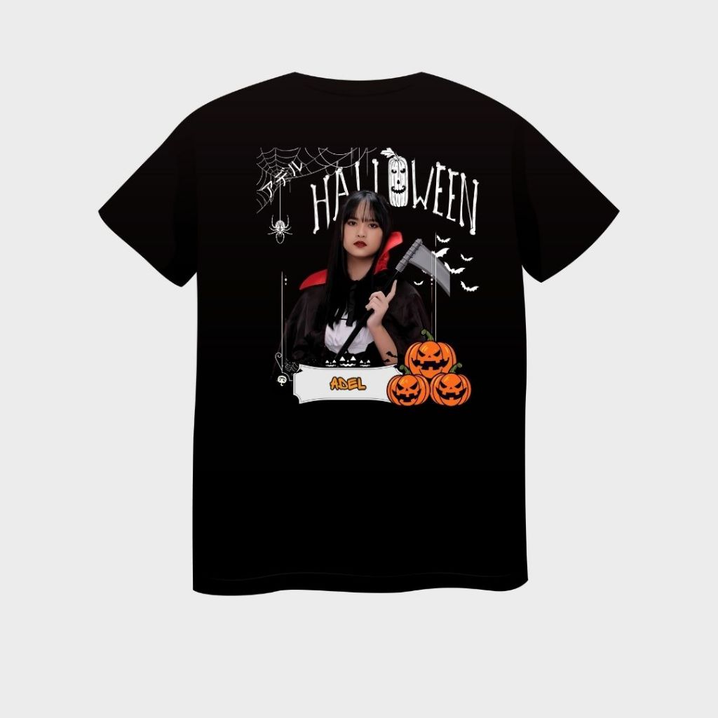 Kaos JKT48 Halloween Baju JKT48 Spesial Halloween | Kaos Adel JKT48 | Kaos Unisex Pria Wanita | Keki