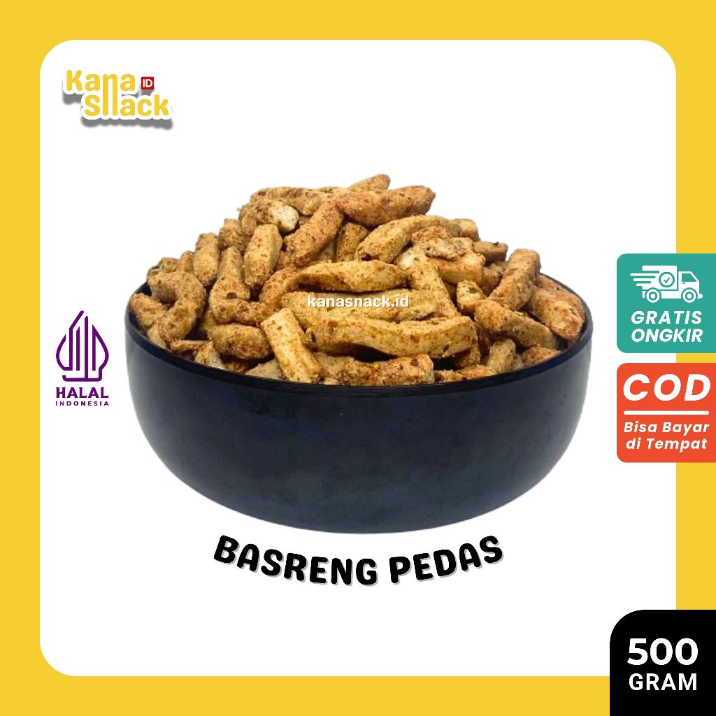 

Basreng Pedas Daun Jeruk 500 gr | kanasnack.id