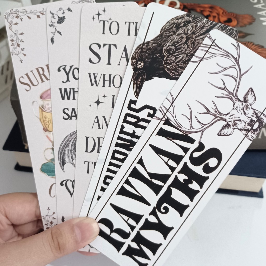 

Book Series Themed Bookmark Collection | Pembatas Buku / Penanda Buku Seri ACOTAR & Grishaverse | Bookish Gifts for Reader