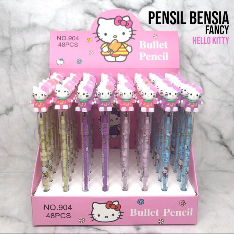 

(harga 6 pcs)pensil Fancy karakter/pensil sambung susun lucu