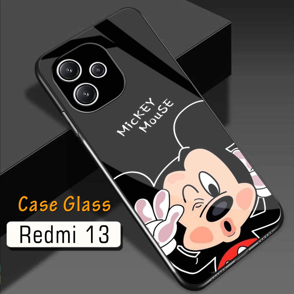 Softcase Kaca Kilau Redmi 13 - softcase - casing terbaru - case lucu - case Redmi 13 Terbaru (S02)
