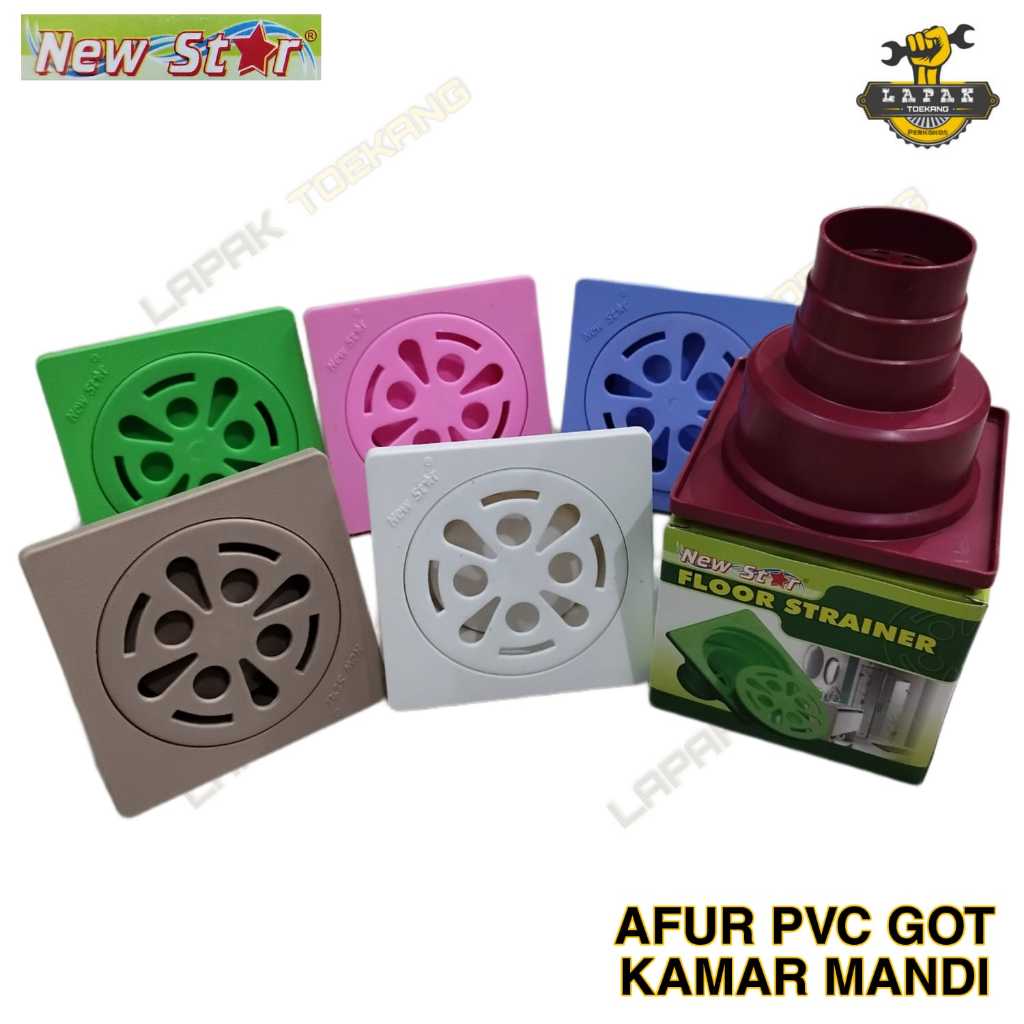 Afur PVC Saringan Got Kamar Mandi New Star