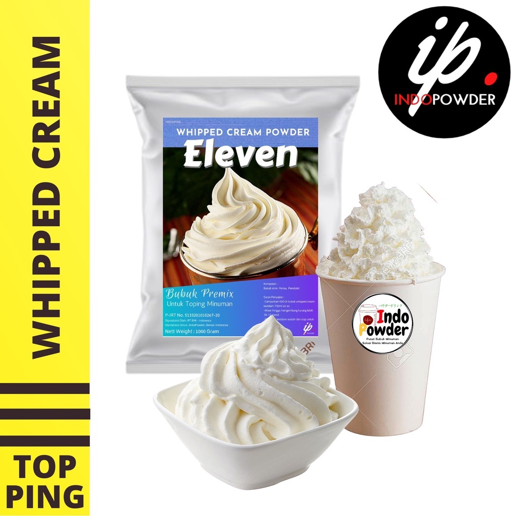

WHIPPED CREAM 1Kg - WHIPED CREAM 1Kg - WHIPPED CREAM Powder 1Kg - Bubuk WHIPPED CREAM 1Kg