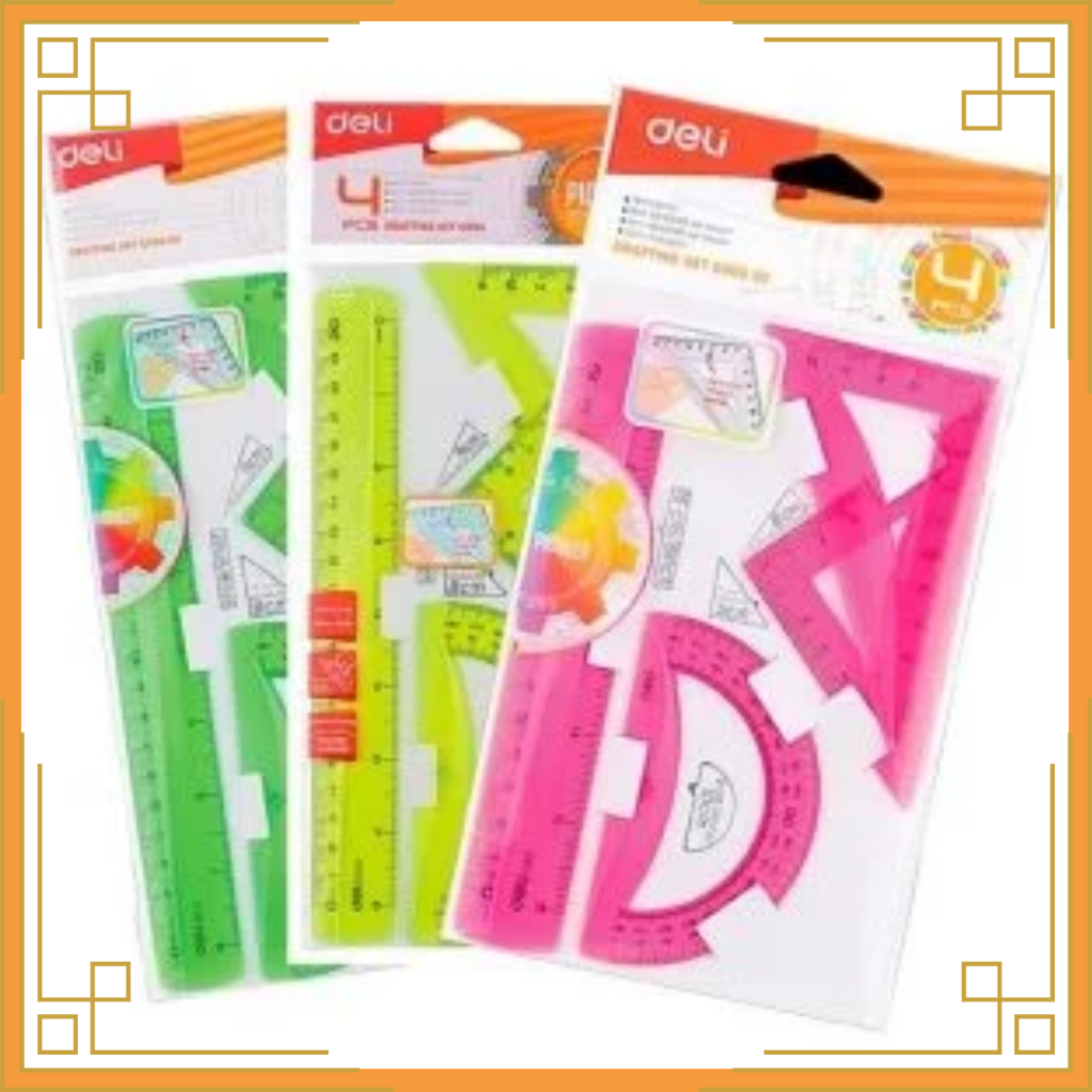 

DELI Drafting set penggaris G00602
