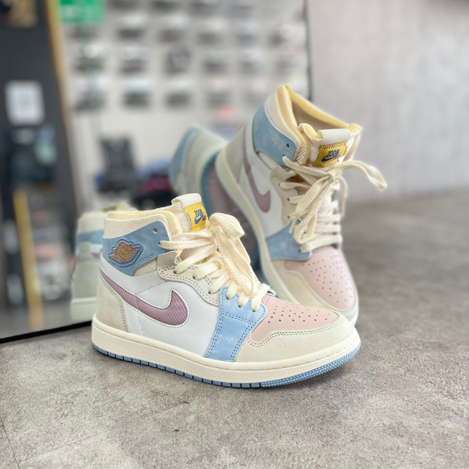 AJ 1 HIGH W ZOOM CMFT PINK OXFORD