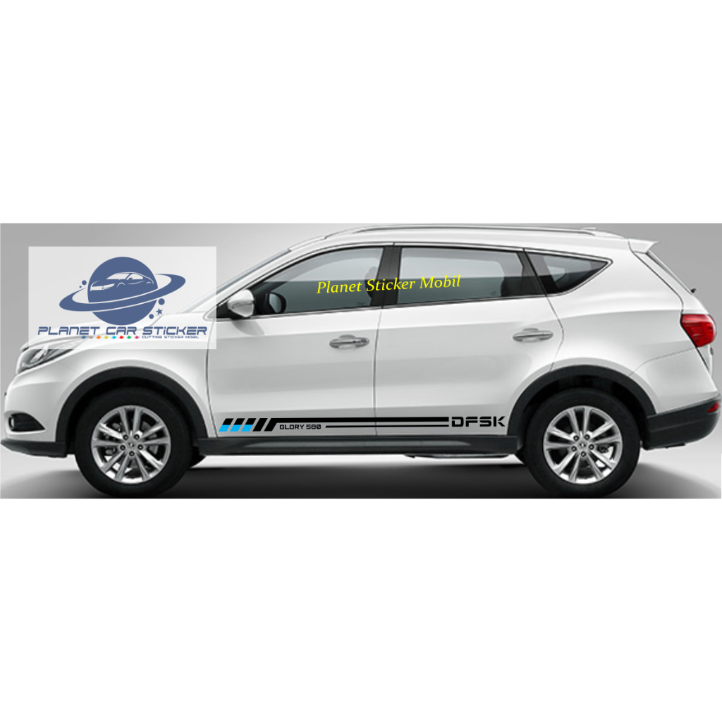 sticker dfsk stiker mobil dfsk glory 580 stiker list body samping mobil dfsk glory keren