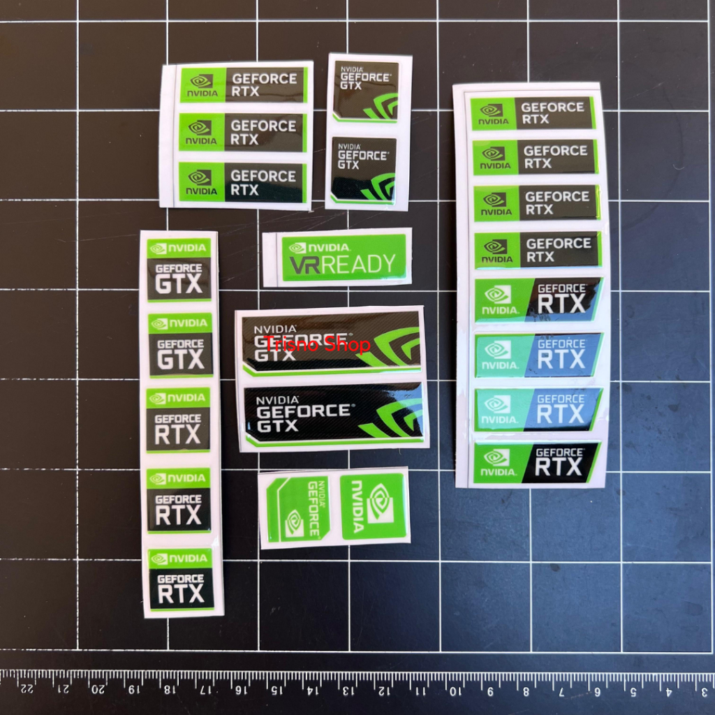Stiker Laptop Nvidia Timbul