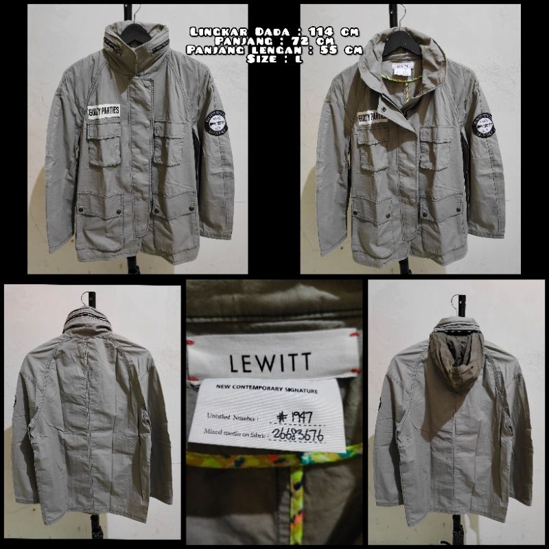 Jaket Parka Warna Hijau Army Second Original.