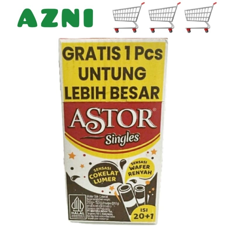 

Astor Singles Box 15,5g isi 20+1 bks