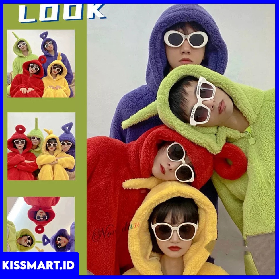 KODE N99K KOSTUM COSPLAY TELETUBBIES ONESIE DEWASA