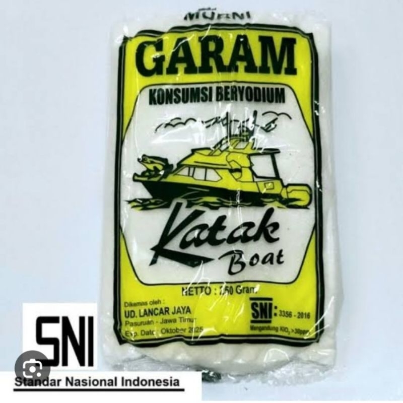 

GARAM Dapur cap katak 150 gram / Garam beryodium Cap Katak 150 gr per biji