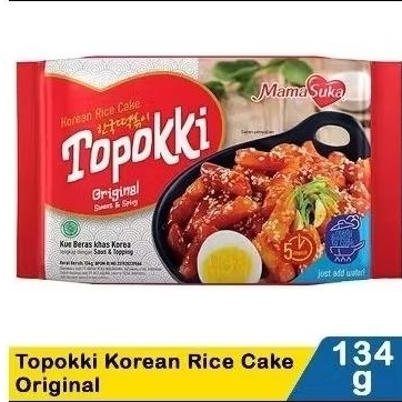 

Toppoki Mamasuka murah/makanan Korea Tteokbogi halal 134gr