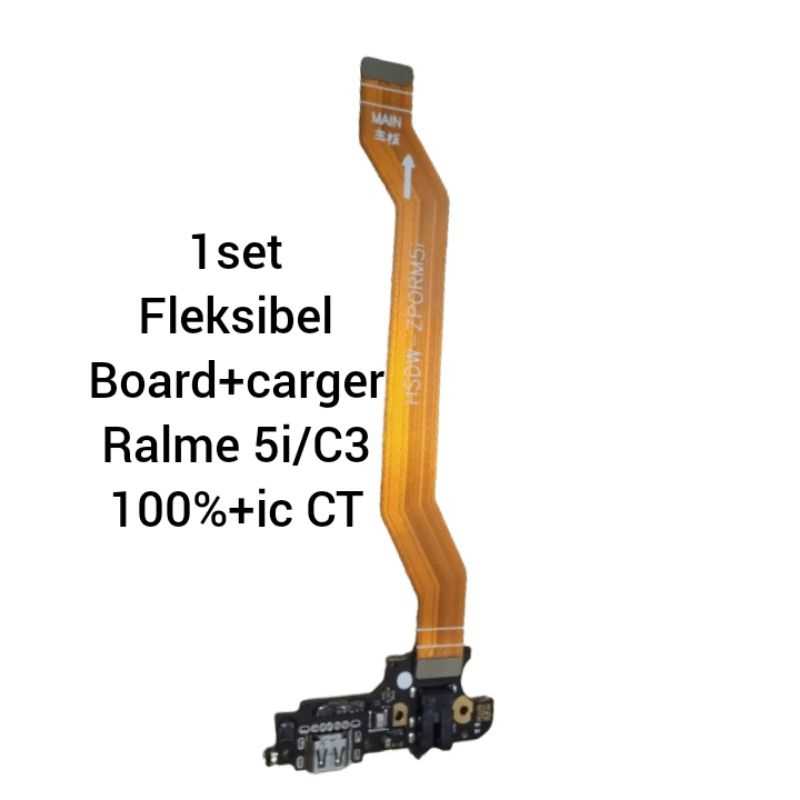 fleksibel 1set Board  Carger relmi 5i C3 papan caz 100% CT +ic 1set board carger pcb conektor papan 