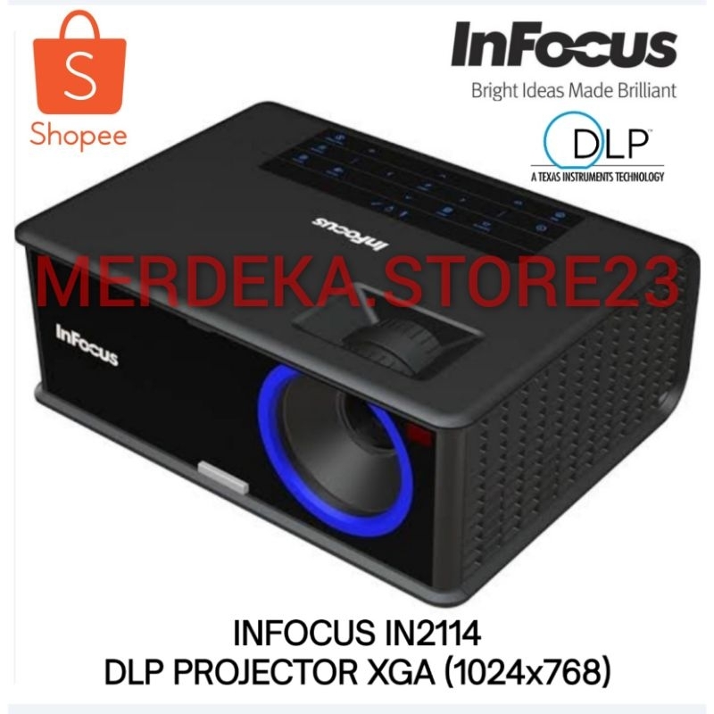 LCD INFOCUS IN2114 / INFOCUS IN-2114 / INFOCUS IN 2114 PROYEKTOR XGA (1024x768) DLP PROJECTOR BRIGHT