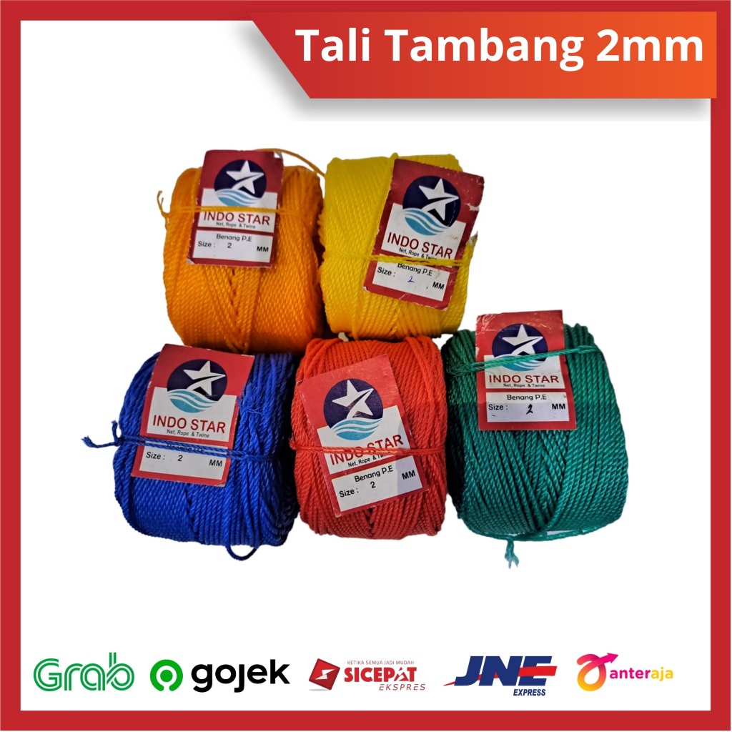Tali Tambang 2mm / Tali Tambang Kecil PE 2mm